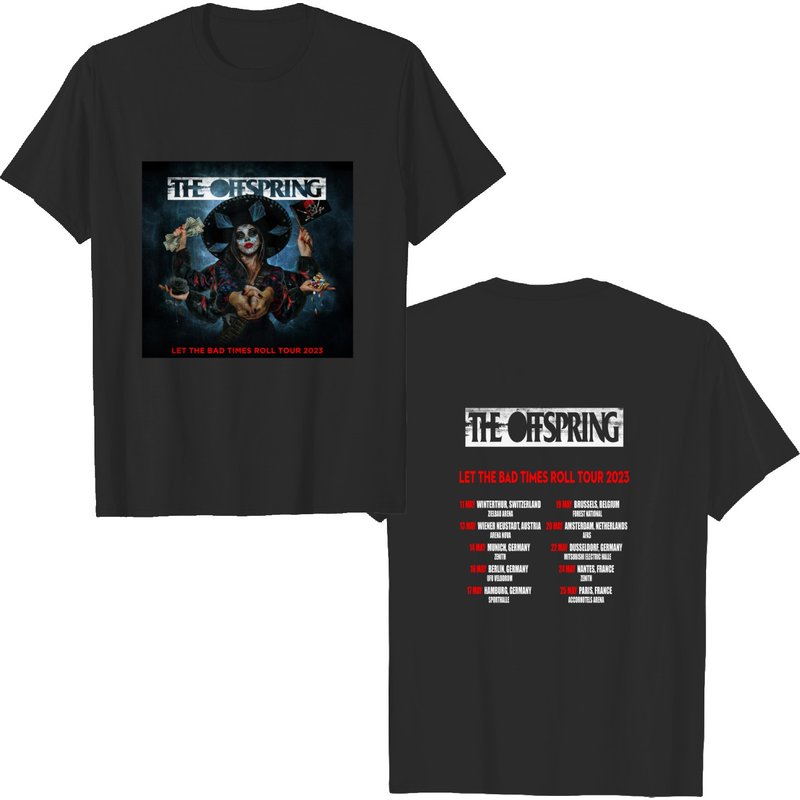 The Offspring Band Music Tour 2023 T Shirt — T-shirts pour hommes