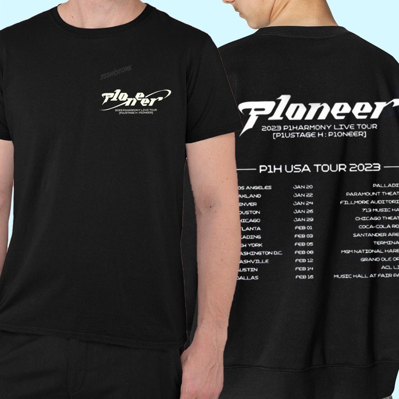 P1harmony P1oneer Live Tour 2023 — Mens T Shirts