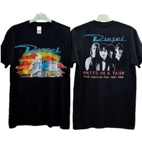 Diesel Watts In A Tank North American Tour 1981 - 1982 T-shirt