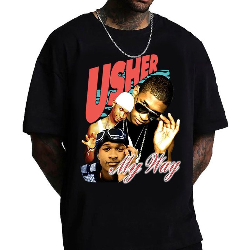 Vintage Usher My Way T-shirt — T-shirts pour hommes