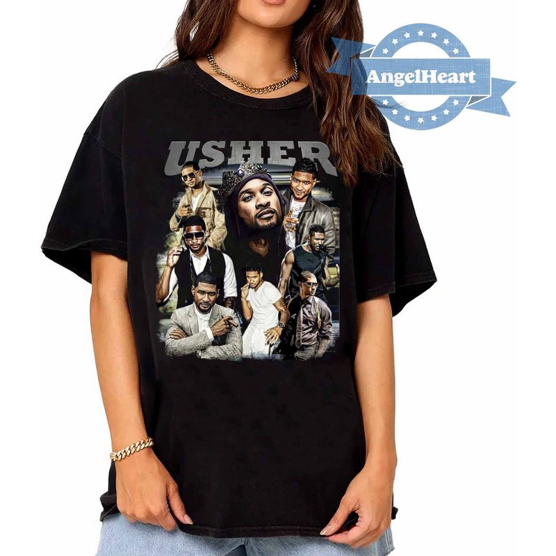 Usher Vintage T-shirt — Mens T Shirts