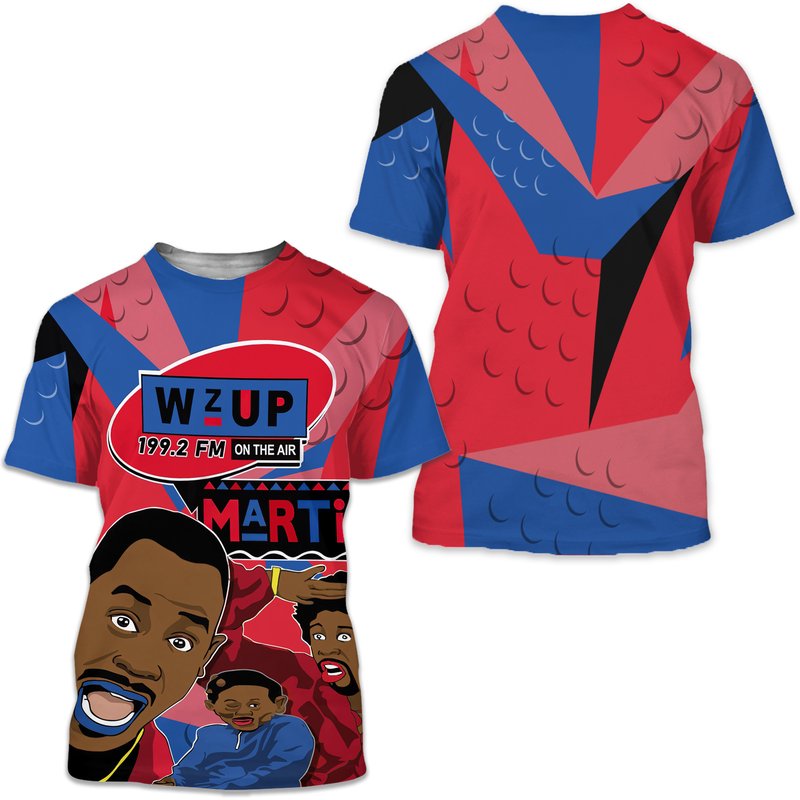 Martin Tv 90s Melanin Got Em Unisex Sneaker Shirt Match Max 1 Navy Red Black Tee — T-shirts pour hommes