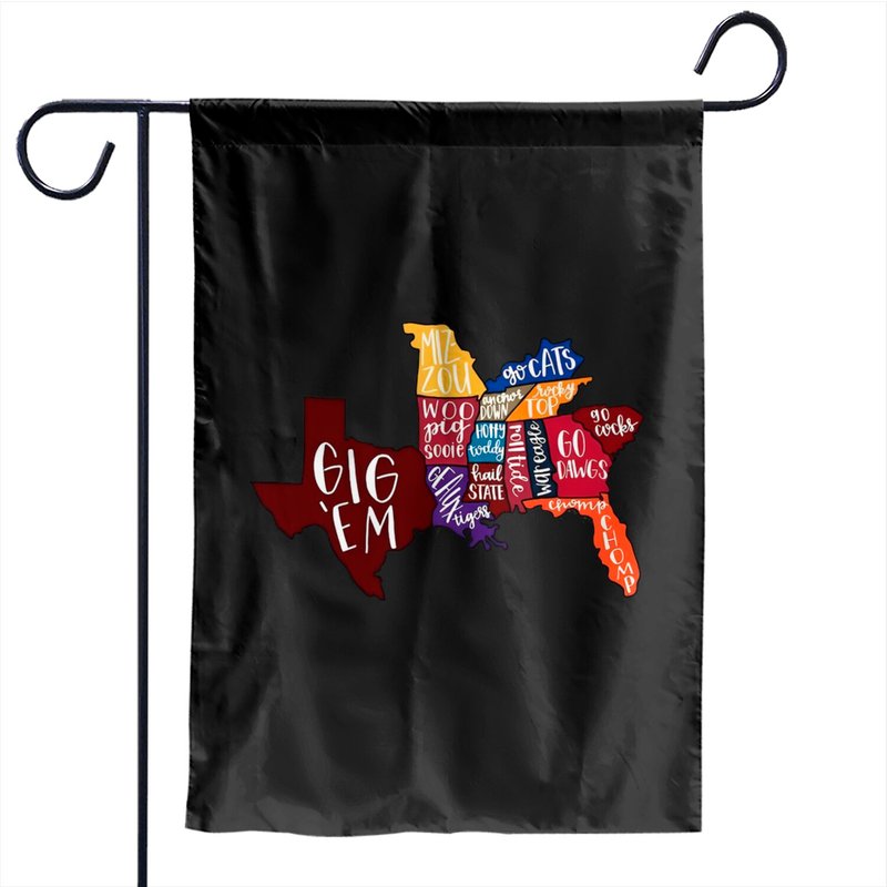 Southeastern Conference Team States Garden Flags, Sec Sports — Drapeaux décoratifs