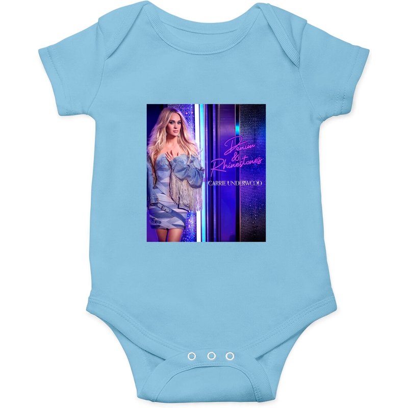 Carrie Underwood Denim And Rhinestones Tour 2022 Onesies — Bodys bébé