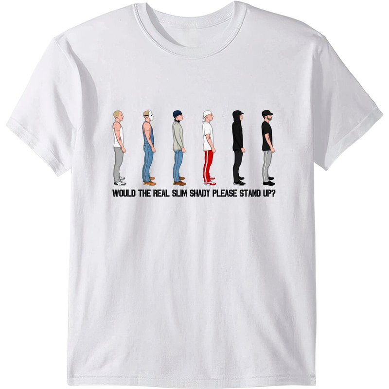 Eminem Slim Shady Detorit Rapper Hip Hop T-shirts — T-shirts pour hommes