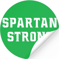 Michigan State Spartan Strong Sticker