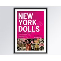 New York Dolls Reimagined 1973 Biba Poster — Posters & Prints