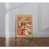Dolly Parton Poster. Vintage Dolly Parton Poster — Affiches et impressions