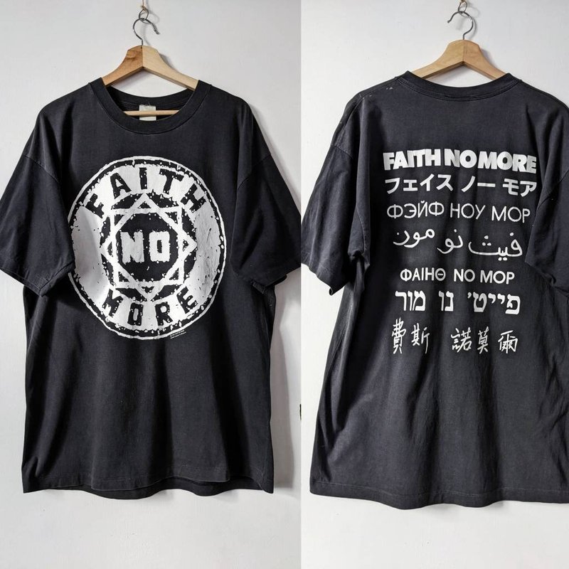 Vintage Faith No More Merch T-shirt 1990 — T-shirts pour hommes