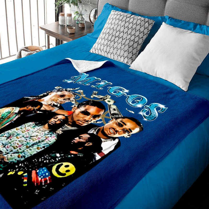 Vintage Migos Takeoff Rapper Baby Blankets — Baby Blankets