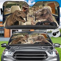 Dinosaur Car Sunshade, Dinosaur Lover, Auto Sun Shade — Pare-soleil de voiture