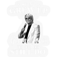Some Us Grew Up Listening To George Jones The Cool Ones Still Do Stickers — Autocollants et stickers