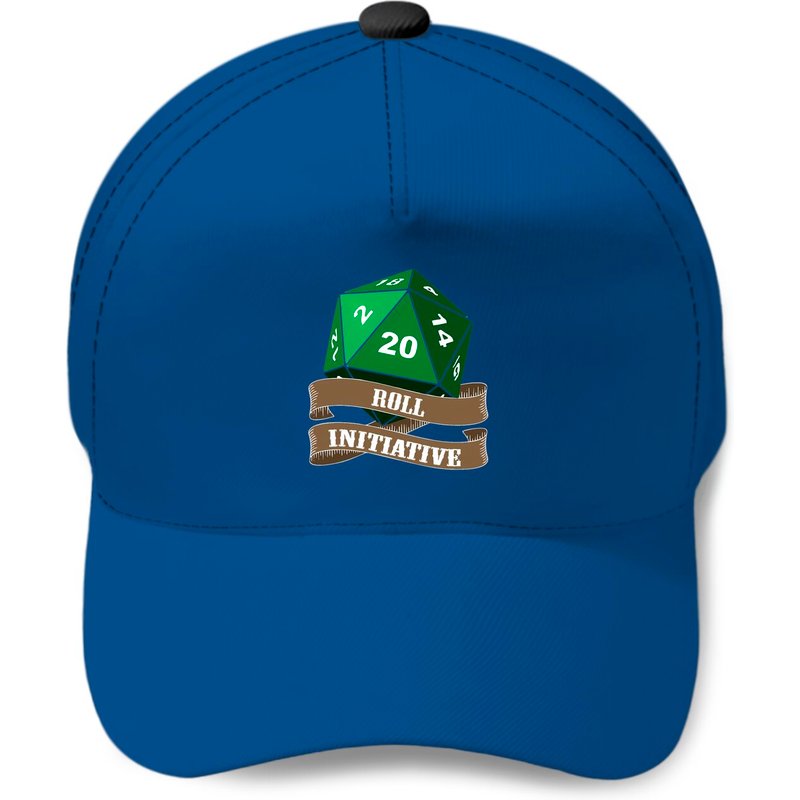 Roll Initiative D&d Dnd Men's Baseball Cap