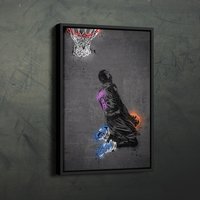 American Basketball Player Poster — Affiches et impressions