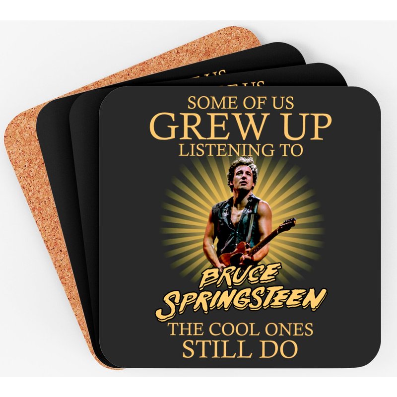 Listening To Bruce Springsteen Coasters — Sous-verres et napperons