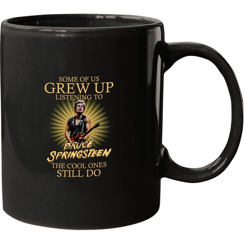 Listening To Bruce Springsteen Mugs — Mugs & Tumblers