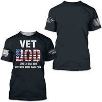 Vet Bod T-shirt, Vet Bod Veterans Apparel, Funny Veteran Shirt — Mens T Shirts
