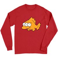 The Simpsons Blinky Fish Long Sleeves — T-shirts pour hommes