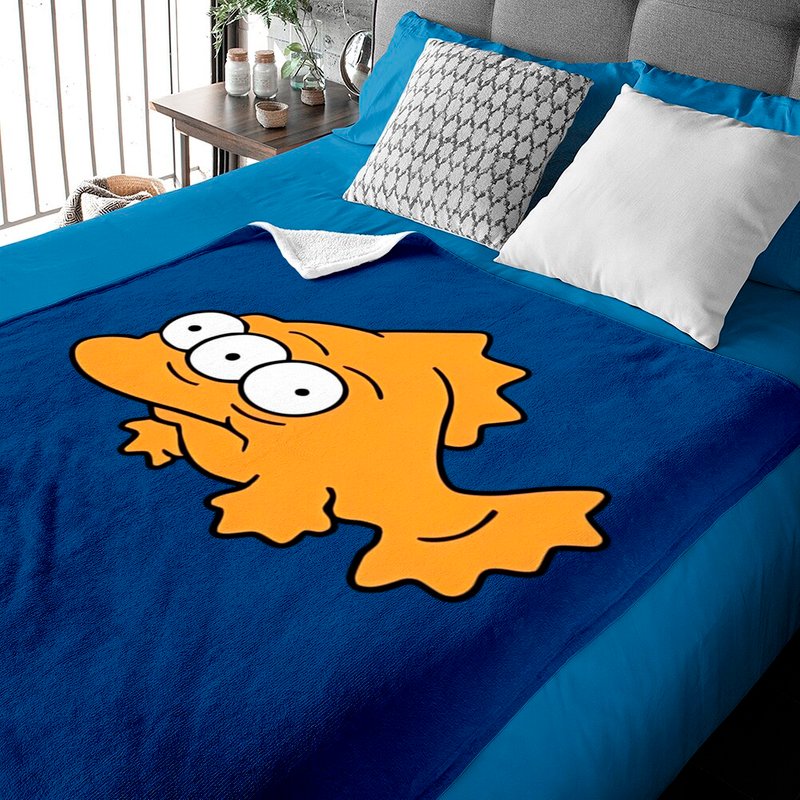The Simpsons Blinky Fish Baby Blankets — Couvertures pour bébé
