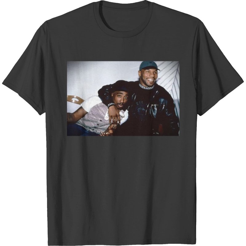 Mike Tyson & Tupac T-shirt - Rapper Tee - Hip Hop Clothing — T-shirts pour hommes