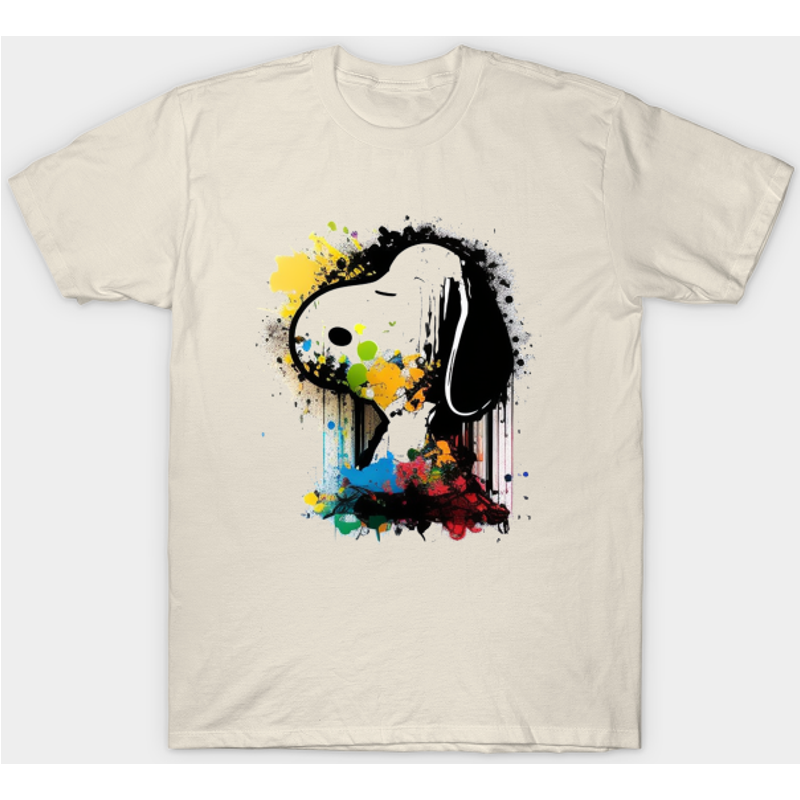 Cute Snoopy Abstract - Snoopy - T-shirt