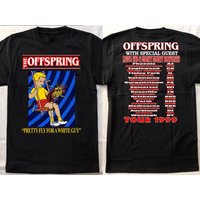 1999 The Offspring Pretty Fly For A White Guy With Living End And Mighty Mighty Bostones Tour T-shirt — Mens T Shirts
