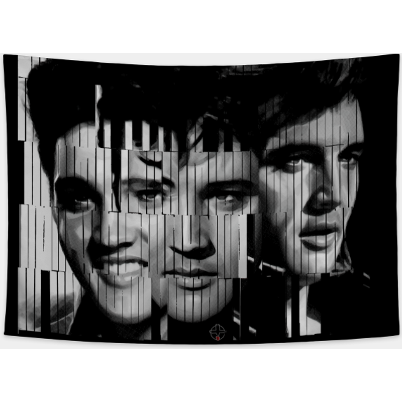 Elvis Tribute - Elvis Presley - Tapestry — Tapisseries murales