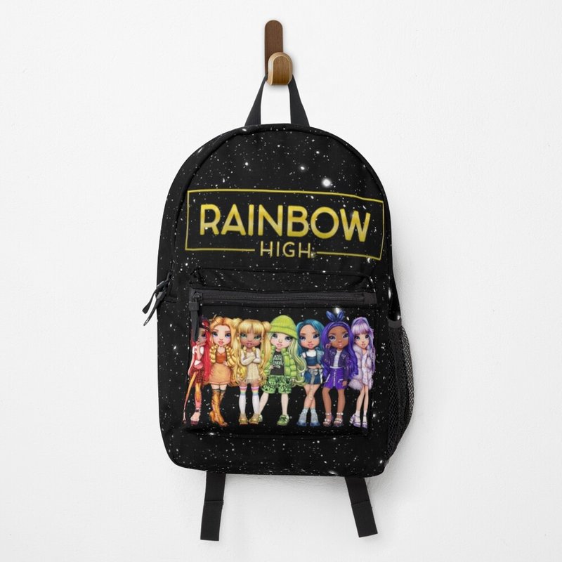 Rainbow High Main Characters And Logo Backpack — Sacs à dos décontractés