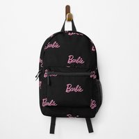 Barbie Black Logo Backpack