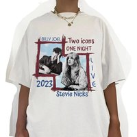 Billy Joel Stevie Nicks Shirt, Billy Joel Concert Shirt, Stevie Nicks Tour Shirt — Mens T Shirts