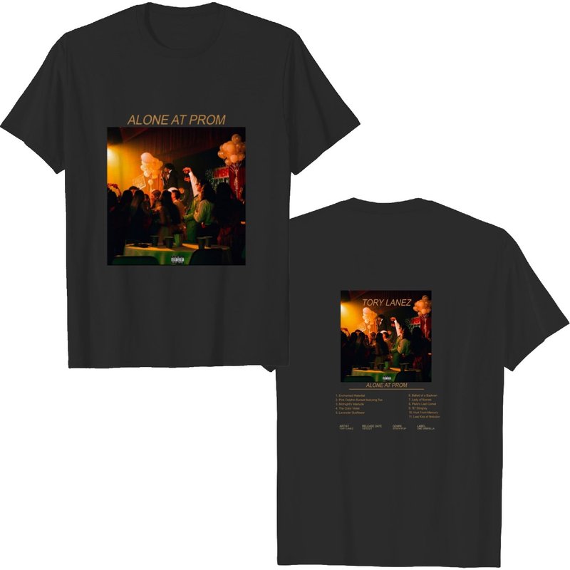 Tory Lanez T-shirt, Tory Lanez Alone At Prom Tracklist T-shirt — T-shirts pour hommes