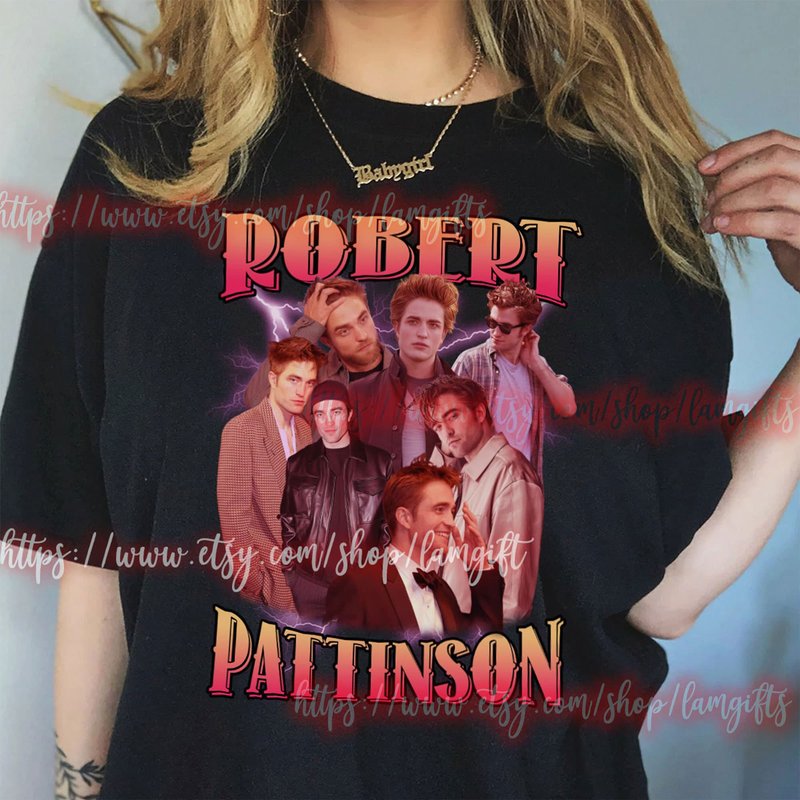 Robert Pattinson Shirt, Robert Pattinson 90s Shirt, 90s Vintage Shirts — T-shirts pour hommes