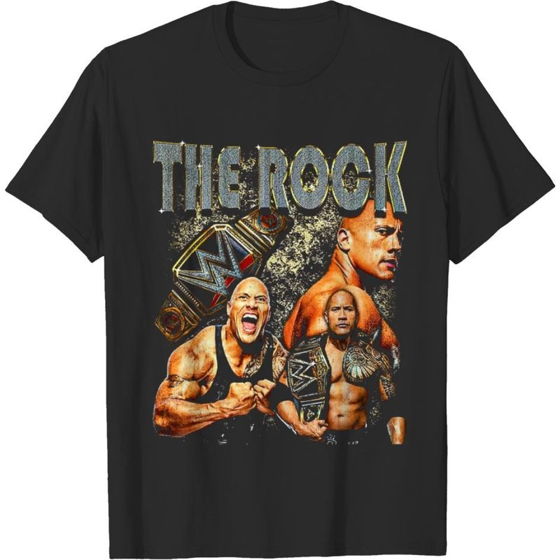 The Rock Vintage T-shirt, The Rock Shirt, Dwayne Johnson Shirt, Vintage Shirt — T-shirts pour hommes