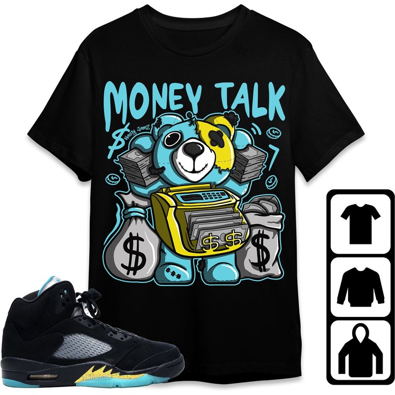 Jordan 5 Aqua Unisex T-shirt, Tee — T-shirts pour hommes