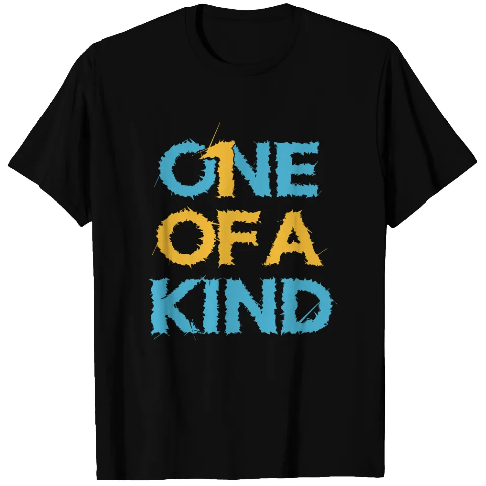 T-shirt 10AK pour hommes en noir assorti à Aqua et Jaune — T-shirts pour hommes