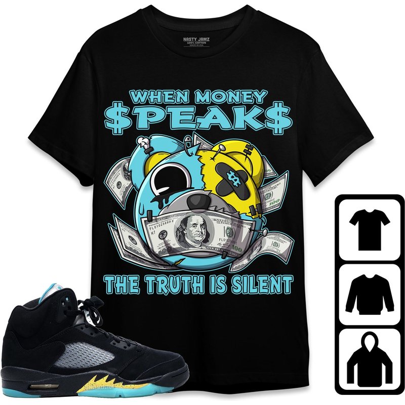 Jordan 5 Aqua Unisex T-shirt, Tee — Mens T Shirts