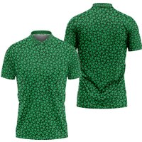 Clover St Patrick's Day Shirt Green Irish Polo Golf Shirts