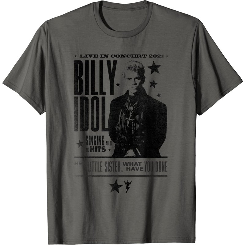 Billy Idol - Live In Concert T-shirt — T-shirts pour hommes