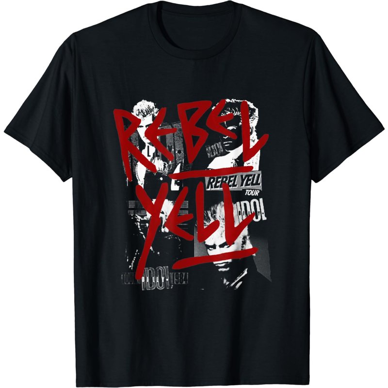 Billy Idol - Rebel Yell Tour T-shirt — T-shirts pour hommes