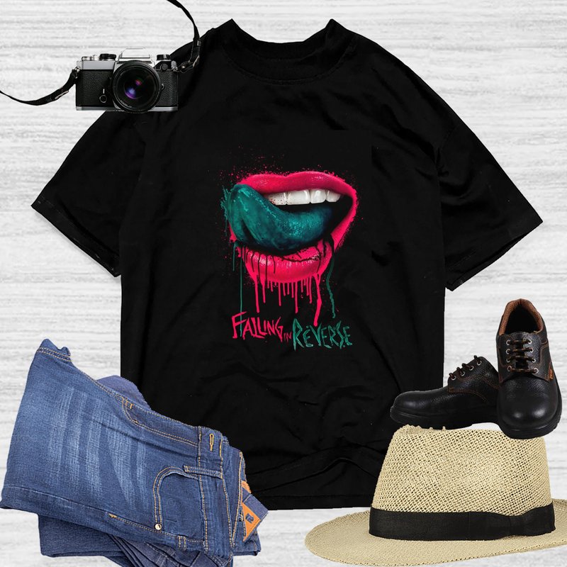 Falling In Reverse Rock Band T-shirt, Falling In Reverse Shirt — T-shirts pour hommes
