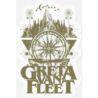 Greta Van Fleet Stickers, Rock Band Stickers