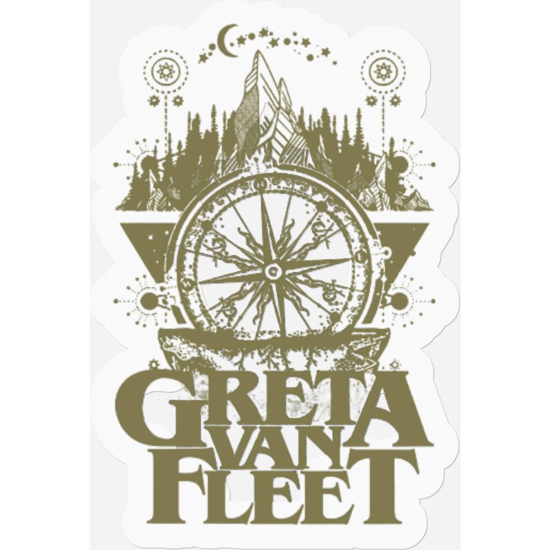 Greta Van Fleet Stickers, Rock Band Stickers — Stickers & Decals
