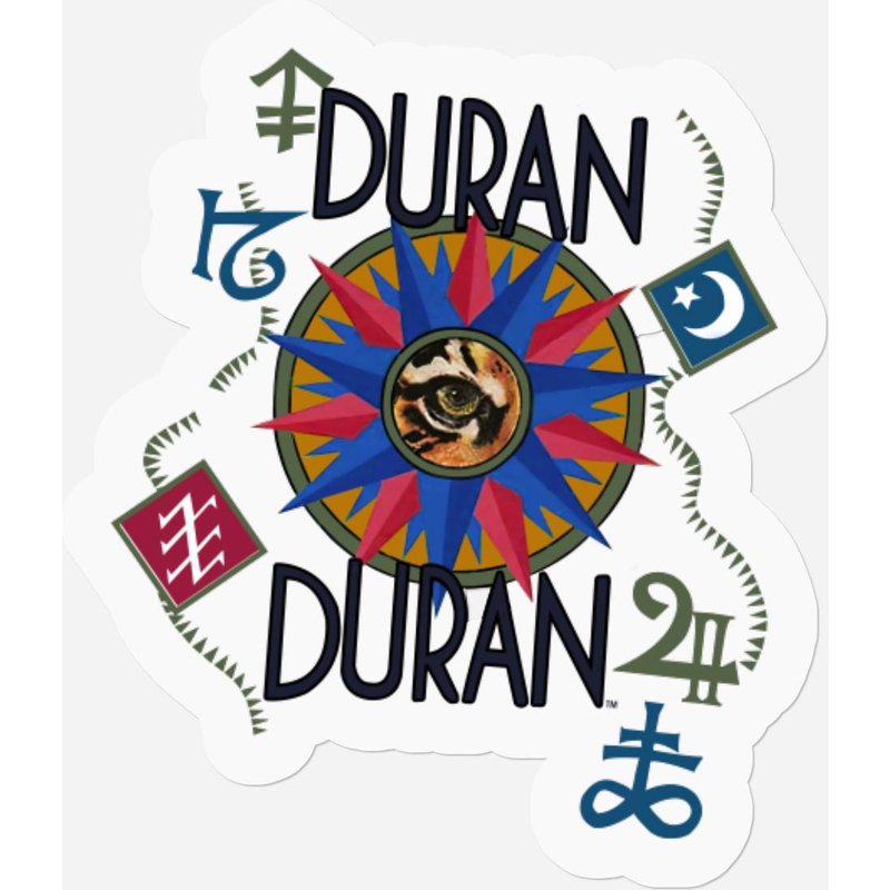 Vintage 1984 Duran Duran Tour Stickers — Stickers & Decals