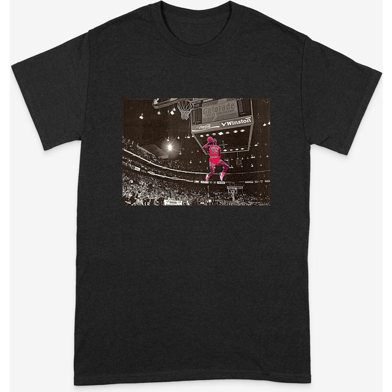 Michael Jordan Dunking T-shirt | Graphic T-shirt — T-shirts pour hommes