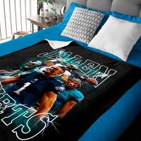 Jalen Hurts 90s Style Bootleg Rap Baby Blankets