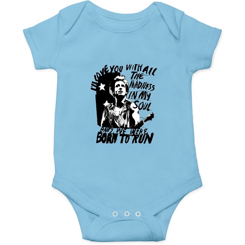 Bruce Springsteen The Boss Born To Run Organic Cotton Onesies — Bodys bébé