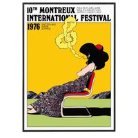 Montreux Jazz Festival 1976 (milton Glaser) Fine Art Print Poster