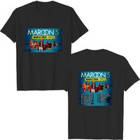 Maroon 5 2023 World Tour Double Sided T-shirt — Mens T Shirts