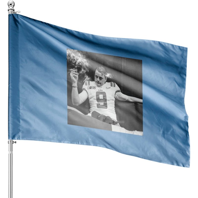 Joe Burrow Cigar House Flags, Joe Burrow House Flags — Decorative Flags