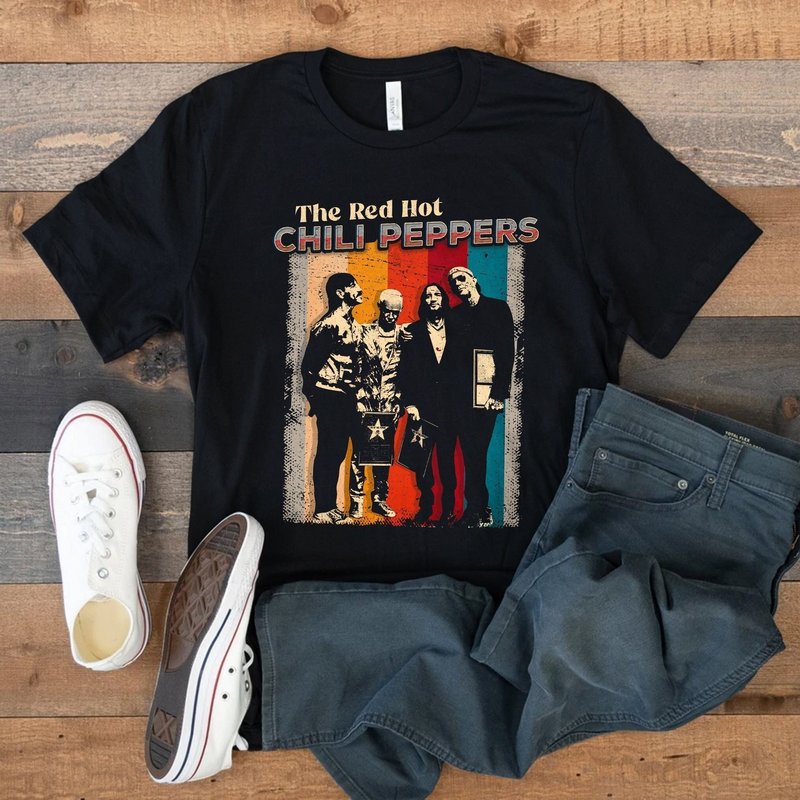 Red Hot Chili Peppers 2023 Tour Shirt, Red Hot Chili Peppers — Mens T Shirts